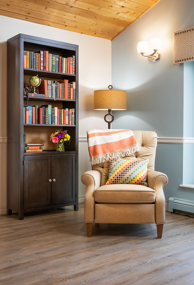 The courtyard at sterling heights library